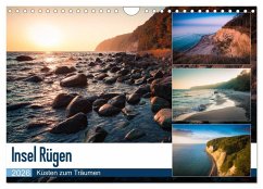 Cover Insel Rügen - Küsten zum Träumen (Wandkalender 2026 DIN A4 quer), CALVENDO Monatskalender