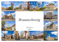 Braunschweig Impressionen (Tischkalender 2026 DIN A5 quer), CALVENDO Monatskalender Braunschweig Impressionen (Tischkalender 2026 DIN A5 quer), CALVENDO Monatskalender