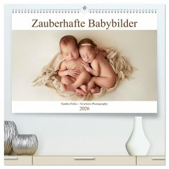 Zauberhafte Babybilder (hochwertiger Premium Wandkalender 2026 DIN A2 quer), Kunstdruck in Hochglanz