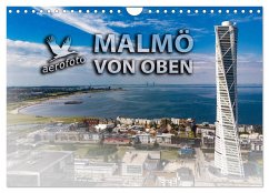 Cover Malmö von oben (Wandkalender 2026 DIN A4 quer), CALVENDO Monatskalender