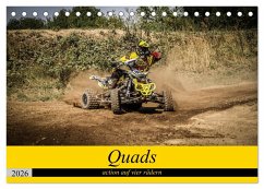 Cover Quad`s action auf vier rädern (Tischkalender 2026 DIN A5 quer), CALVENDO Monatskalender