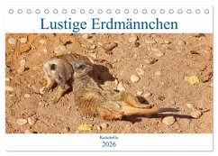 Lustige Erdmännchen (Tischkalender 2026 DIN A5 quer), CALVENDO Monatskalender Lustige Erdmännchen (Tischkalender 2026 DIN A5 quer), CALVENDO Monatskalender