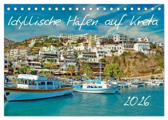 Cover Idyllische Häfen auf Kreta (Tischkalender 2026 DIN A5 quer), CALVENDO Monatskalender
