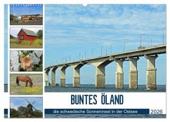 BUNTES ÖLAND (Wandkalender 2026 DIN A2 quer), CALVENDO Monatskalender