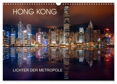 Cover Hong Kong Citylights (Wandkalender 2026 DIN A3 quer), CALVENDO Monatskalender