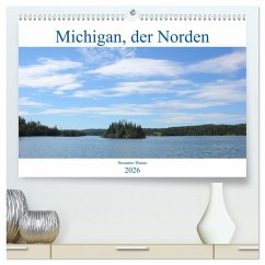 Michigan, der Norden (hochwertiger Premium Wandkalender 2026 DIN A2 quer), Kunstdruck in Hochglanz