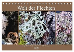 Welt der Flechten (Tischkalender 2026 DIN A5 quer), CALVENDO Monatskalender Welt der Flechten (Tischkalender 2026 DIN A5 quer), CALVENDO Monatskalender