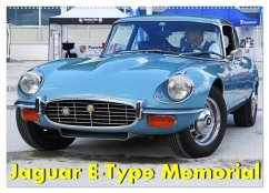 Jaguar E-Type Memorial (Wandkalender 2026 DIN A2 quer), CALVENDO Monatskalender