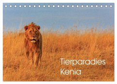 Tierparadies Kenia (Tischkalender 2026 DIN A5 quer), CALVENDO Monatskalender
