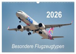Cover Besondere Flugzeugtypen (Wandkalender 2026 DIN A3 quer), CALVENDO Monatskalender
