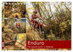 Enduro Mit Speed durch`s Gelände (Tischkalender 2026 DIN A5 quer), CALVENDO Monatskalender