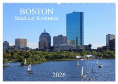 Boston - Stadt der Kontraste (Wandkalender 2026 DIN A2 quer), CALVENDO Monatskalender