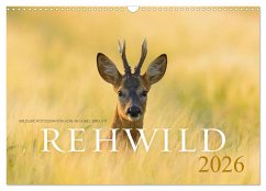 Cover Rehwild 2026 (Wandkalender 2026 DIN A3 quer), CALVENDO Monatskalender