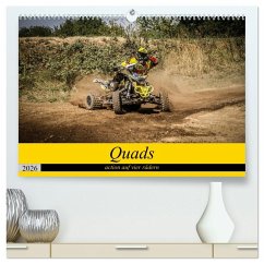 Cover Quad`s action auf vier rädern (hochwertiger Premium Wandkalender 2026 DIN A2 quer), Kunstdruck in Hochglanz