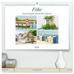 Cover Föhr - Insel mit ganz speziellem Charme (hochwertiger Premium Wandkalender 2026 DIN A2 quer), Kunstdruck in Hochglanz
