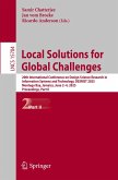 Local Solutions for Global Challenges