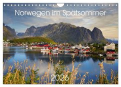 Norwegen im Spätsommer (Wandkalender 2026 DIN A4 quer), CALVENDO Monatskalender