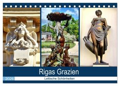 Cover Rigas Grazien - Lettische Schönheiten (Tischkalender 2026 DIN A5 quer), CALVENDO Monatskalender