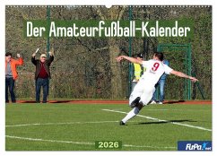 Der Amateurfußball-Kalender (Wandkalender 2026 DIN A2 quer), CALVENDO Monatskalender