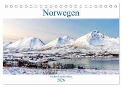 Norwegen - Mythos Landschaften (Tischkalender 2026 DIN A5 quer), CALVENDO Monatskalender Norwegen - Mythos Landschaften (Tischkalender 2026 DIN A5 quer), CALVENDO Monatskalender
