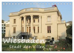 Wiesbaden - Stadt der Villen (Tischkalender 2026 DIN A5 quer), CALVENDO Monatskalender Cover Wiesbaden - Stadt der Villen (Tischkalender 2026 DIN A5 quer), CALVENDO Monatskalender