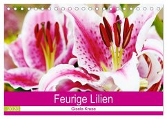Feurige Lilien (Tischkalender 2026 DIN A5 quer), CALVENDO Monatskalender