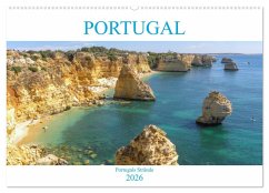 Portugal - Strände in Portugal (Wandkalender 2026 DIN A2 quer), CALVENDO Monatskalender