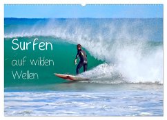 Cover Surfen auf wilden Wellen (Wandkalender 2026 DIN A2 quer), CALVENDO Monatskalender