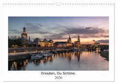 Dresden, Du Schöne. (Wandkalender 2026 DIN A3 quer), CALVENDO Monatskalender