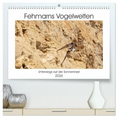 Fehmarn Vogelwelten (hochwertiger Premium Wandkalender 2026 DIN A2 quer), Kunstdruck in Hochglanz Fehmarn Vogelwelten (hochwertiger Premium Wandkalender 2026 DIN A2 quer), Kunstdruck in Hochglanz