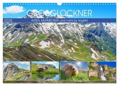 Cover Großglockner, Alpen, Murmeltiere & mehr by VogtArt (Wandkalender 2026 DIN A3 quer), CALVENDO Monatskalender