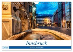 Cover Innsbruck - Stadt in den Alpen (Wandkalender 2026 DIN A4 quer), CALVENDO Monatskalender