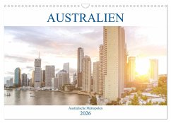 Cover Australien - Australische Metropolen (Wandkalender 2026 DIN A3 quer), CALVENDO Monatskalender