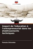Impact de l'éducation à l'entrepreneuriat dans les établissements techniques