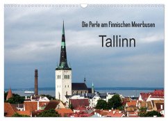 Die Perle am Finnischen Meerbusen Tallinn (Wandkalender 2026 DIN A3 quer), CALVENDO Monatskalender