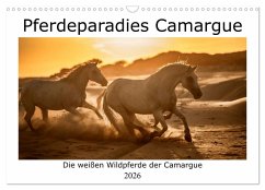 Cover Pferdeparadies Camargue (Wandkalender 2026 DIN A3 quer), CALVENDO Monatskalender