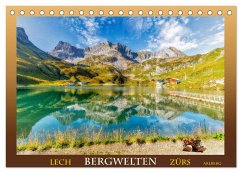 Bergwelten - Lech Zürs Arlberg (Tischkalender 2026 DIN A5 quer), CALVENDO Monatskalender