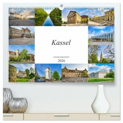 Cover Kassel Stadtansichten (hochwertiger Premium Wandkalender 2026 DIN A2 quer), Kunstdruck in Hochglanz