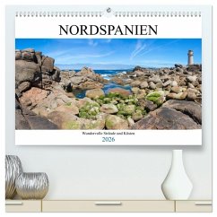 Nordspanien - Wundervolle Strände und Küsten (hochwertiger Premium Wandkalender 2026 DIN A2 quer), Kunstdruck in Hochglanz