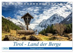 Cover Tirol - Das Land in den Bergen (Tischkalender 2026 DIN A5 quer), CALVENDO Monatskalender