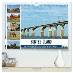 BUNTES ÖLAND (hochwertiger Premium Wandkalender 2026 DIN A2 quer), Kunstdruck in Hochglanz