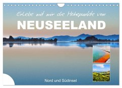 Erlebe mit mir die Höhepunkte von Neuseeland (Wandkalender 2026 DIN A4 quer), CALVENDO Monatskalender Erlebe mit mir die Höhepunkte von Neuseeland (Wandkalender 2026 DIN A4 quer), CALVENDO Monatskalender