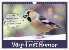 Cover Vögel mit Humor (Wandkalender 2026 DIN A4 quer), CALVENDO Monatskalender