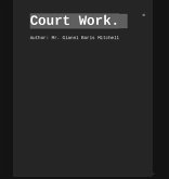 Court Work (eBook, ePUB)