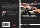 Summary of Congolese administrative litigation law Summary of Congolese administrative litigation law
