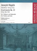 Divertimento D-Dur Nr.20 Hob.V:D3 für 2 Violinen und Violoncello Partitur und Stimmen Divertimento D-Dur Nr.20 Hob.V:D3 für 2 Violinen und Violoncello Partitur und Stimmen