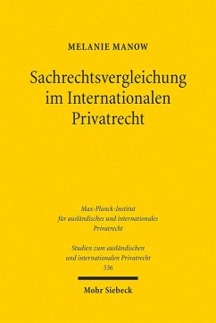 Cover Sachrechtsvergleichung im Internationalen Privatrecht (eBook, PDF)