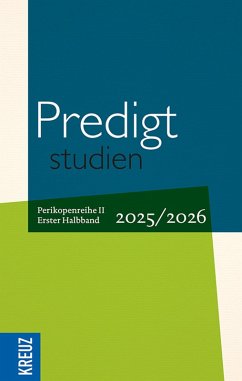 Cover Predigtstudien 2025/2026 - 1. Halbband (eBook, ePUB)