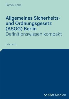 Cover Allgemeines Sicherheits- und Ordnungsgesetz (ASOG) Berlin (eBook, PDF)