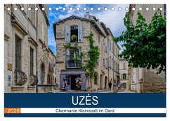 Cover Uzés - Charmante Kleinstadt im Gard (Tischkalender 2026 DIN A5 quer), CALVENDO Monatskalender
